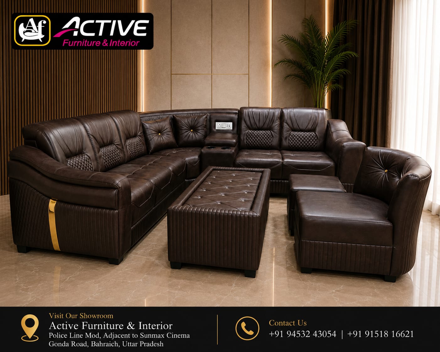 Luxury Living Room Interior Active Furniture